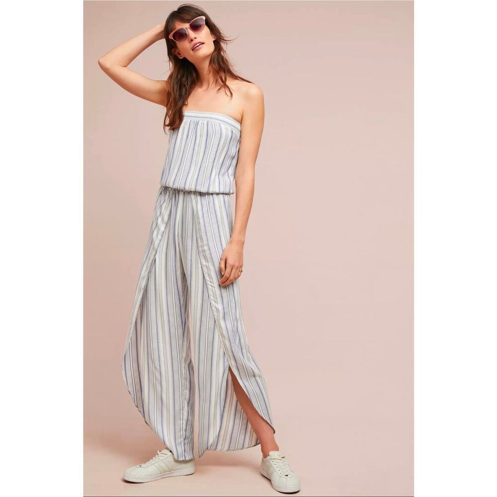 NWT Anthropologie Samantha Dru Emerson Strapless Jumpsuit. Size XL. Ret. $138